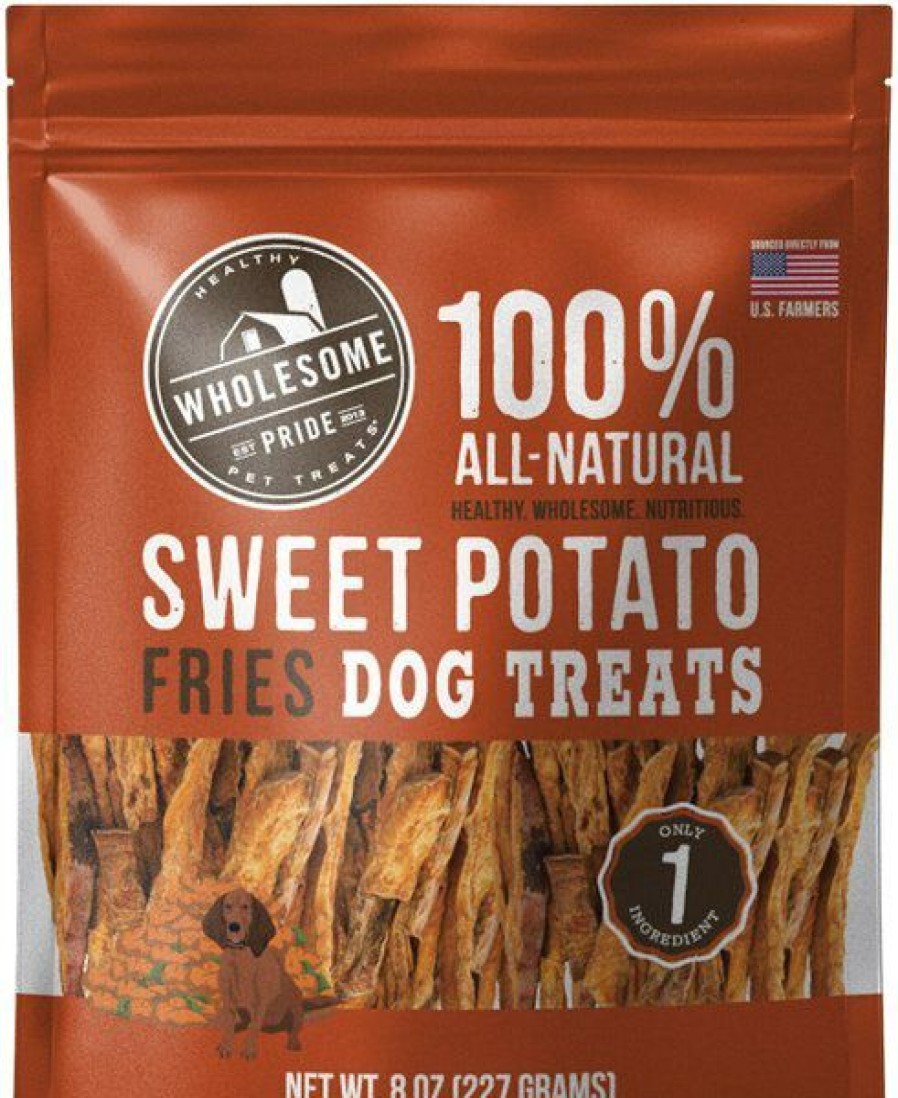 Hot * Hot Sale Wholesome Pride Pet Treats Sweet Potato Fries Dehydrated Dog Treats