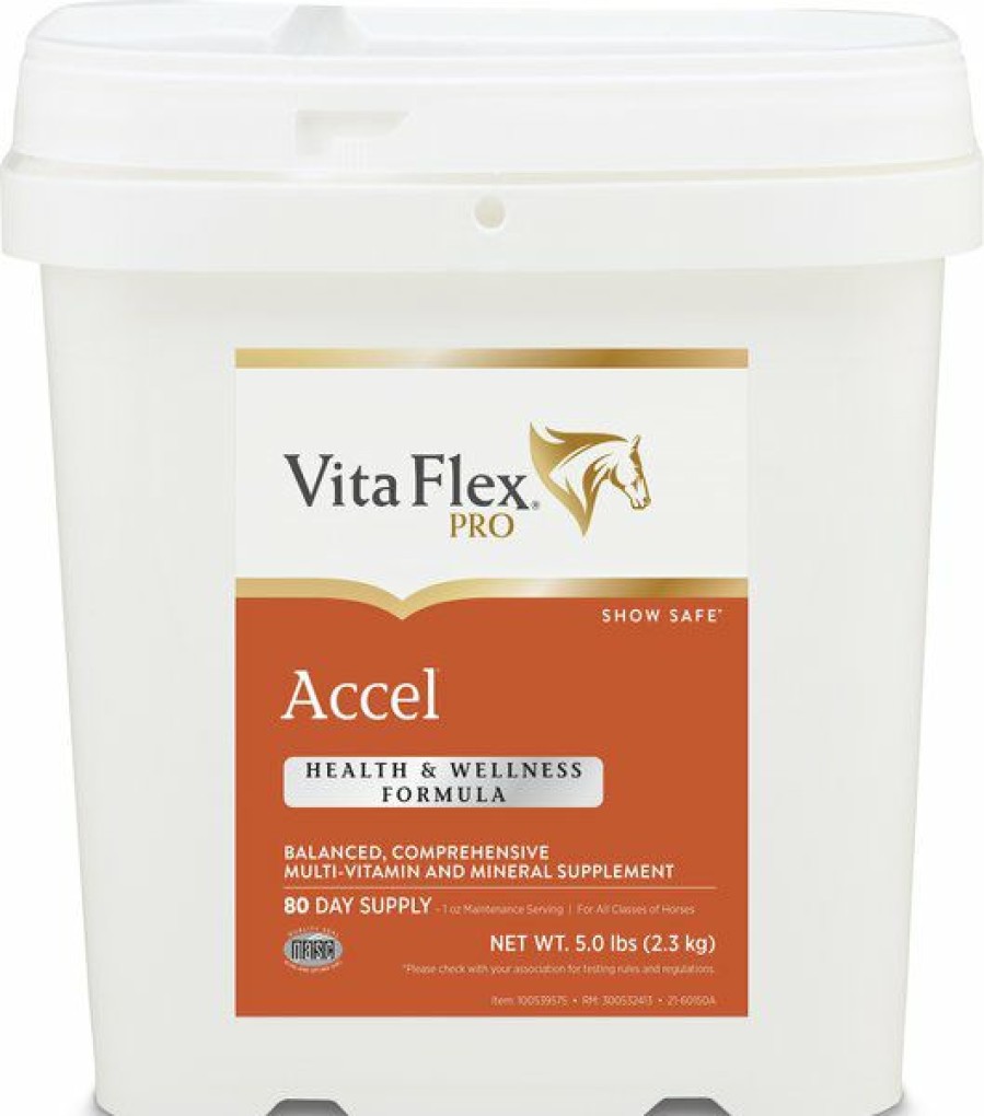 New * Large Choice Vita Flex Pro Accel Health & Wellness Formula Pellets Horse Supplement