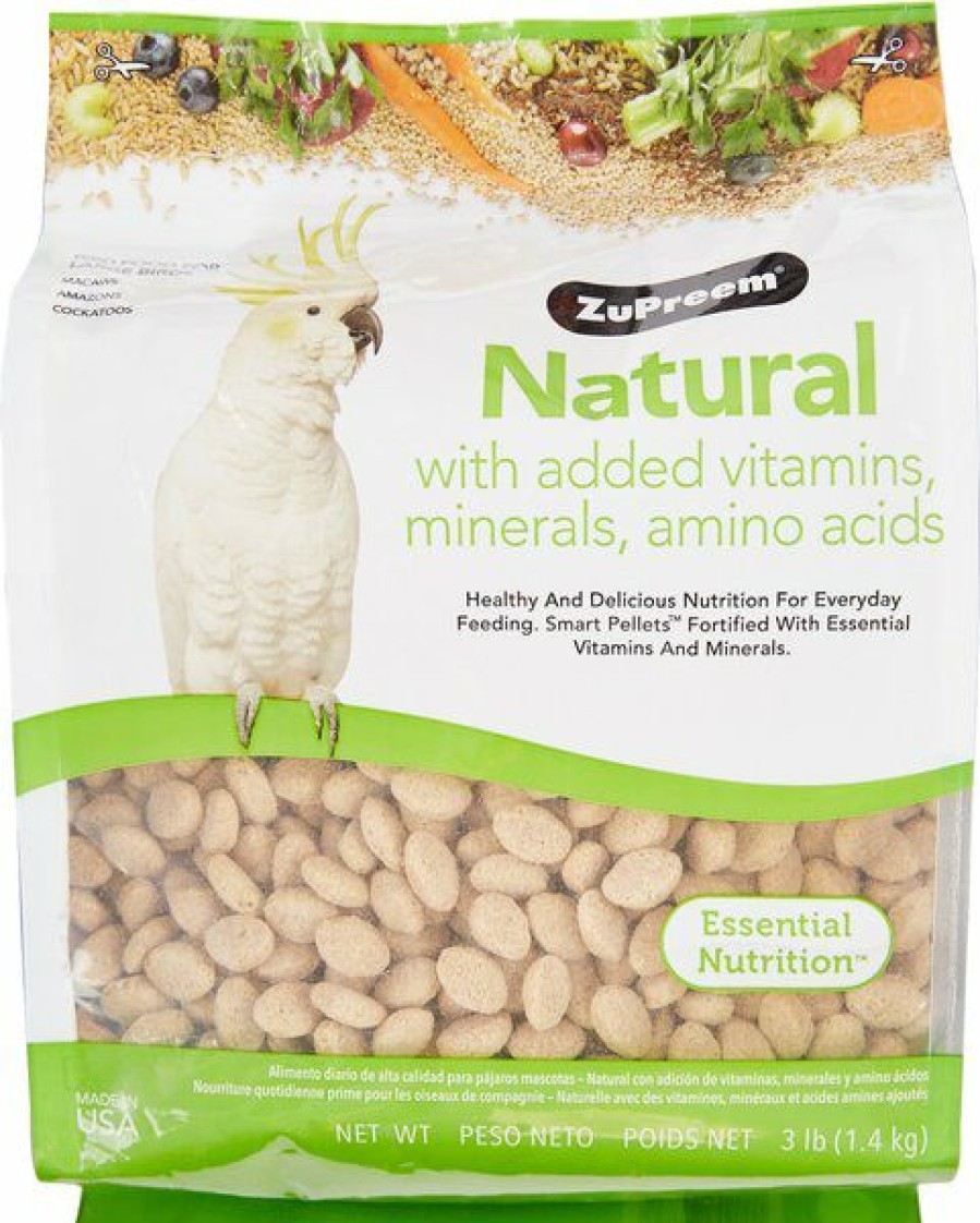 New * Wholesale Zupreem Natural Daily Large Bird Food, 3-Lb Bag