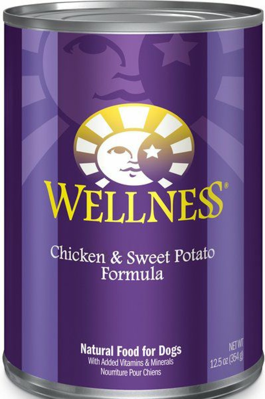 Wholesale * Discount Store Wellness Complete Health Chicken & Sweet Potato Formula Canned Dog Food, 12.5-Oz, Case Of 12