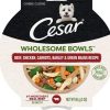 Clearance * Popular Cesar Wholesome Bowls Beef, Chicken, Carrots, Barley & Green Beans Recipe Adult Soft Wet Dog Food Topper, 3-Oz Bowl, Case Of 10