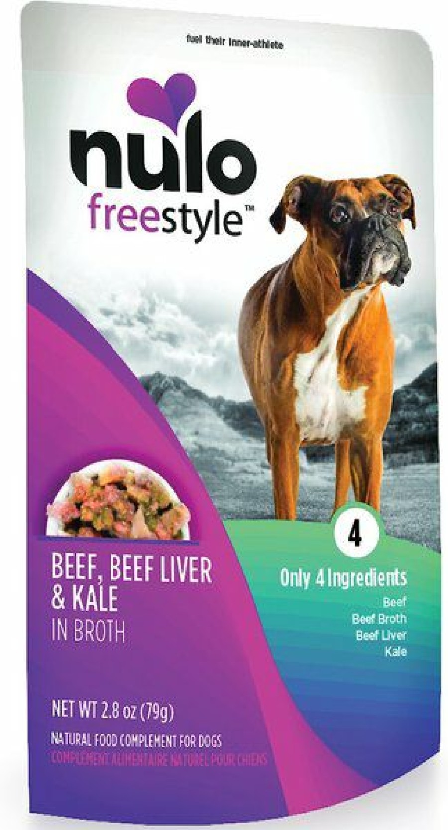 Online * Good Quality Nulo Freestyle Beef, Beef Liver, & Kale In Broth Dog Food Topper