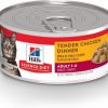 Best * Hills Science Diet Popular Hill'S Science Diet Adult Tender Chicken Dinner Canned Cat Food, 5.5-Oz, Case Of 24