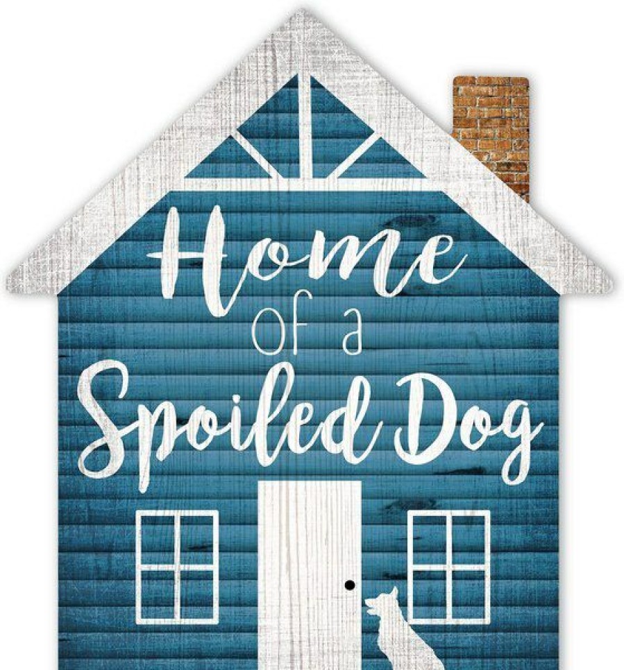 Wholesale * Limited Edition Fan Creations "Home Of A Spoiled Dog" Wall Decor