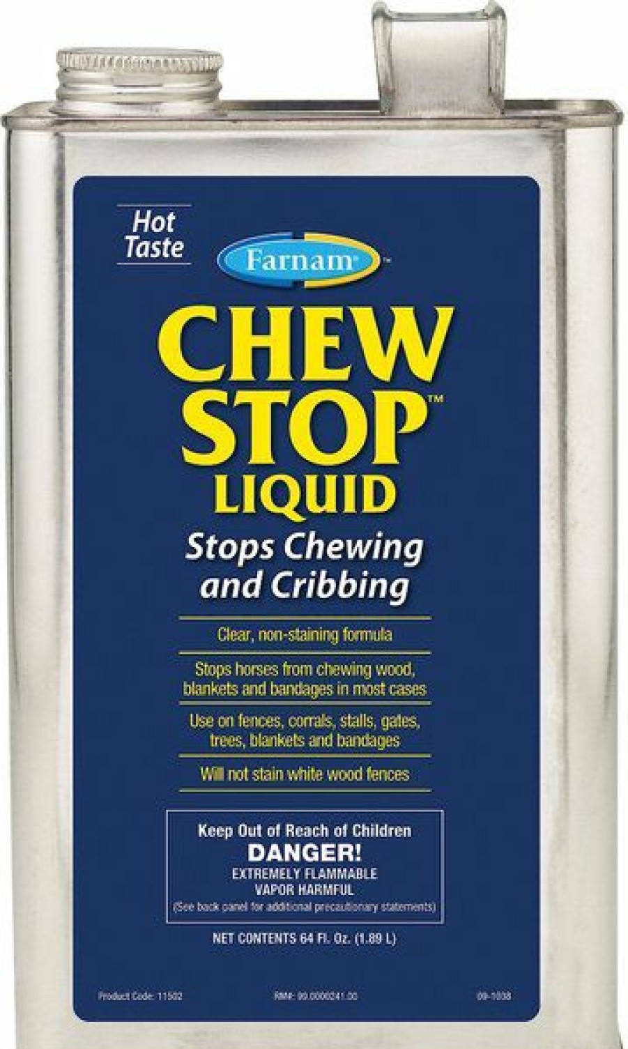 Hot * Limited Edition Farnam Chew Stop Liquid Chew Deterrent For Horses, 64-Oz Bottle