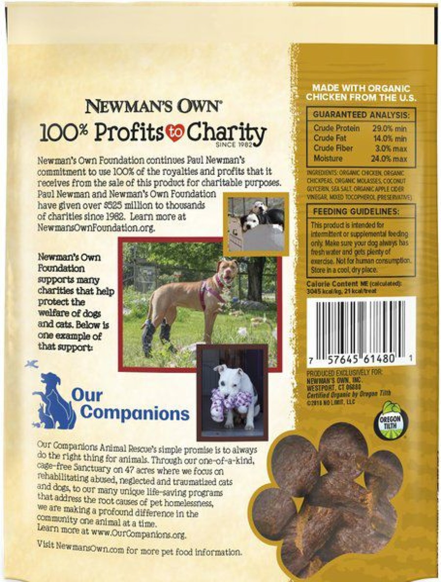 Hot * Newmans Own Best Sale Newman'S Own Organics Snack Bites Chicken Recipe Grain-Free Dog Treats