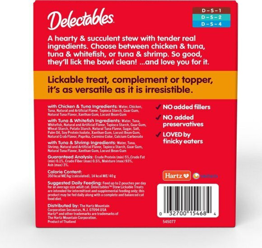 Best * Hot Sale Hartz Delectables Stew Variety Pack Lickable Cat Treats