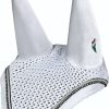 Hot * Excellent Equiline Rio Rhinestone Trim Horse Ear Bonnet