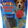 Online * Discount Omega Paw Tricky Treat Ball Chicken Flavor Dog Treats, 7-Oz Bag