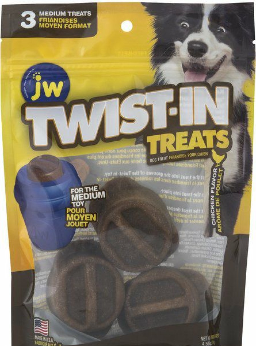 Online * Limited Edition Jw Pet Twist-In Chicken Flavor Medium Refill Dog Treats, 3 Count