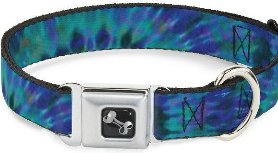 Hot * Discount Store Buckle-Down Tie Dye Green Dog Collar