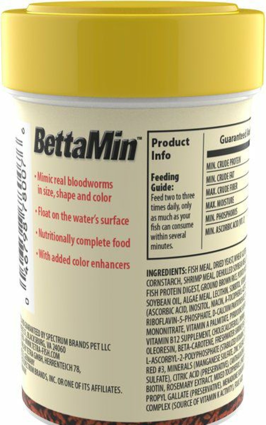 Clearance * Best Sale Tetra Betta Worm Shaped Bites Fish Food, 0.98-Oz