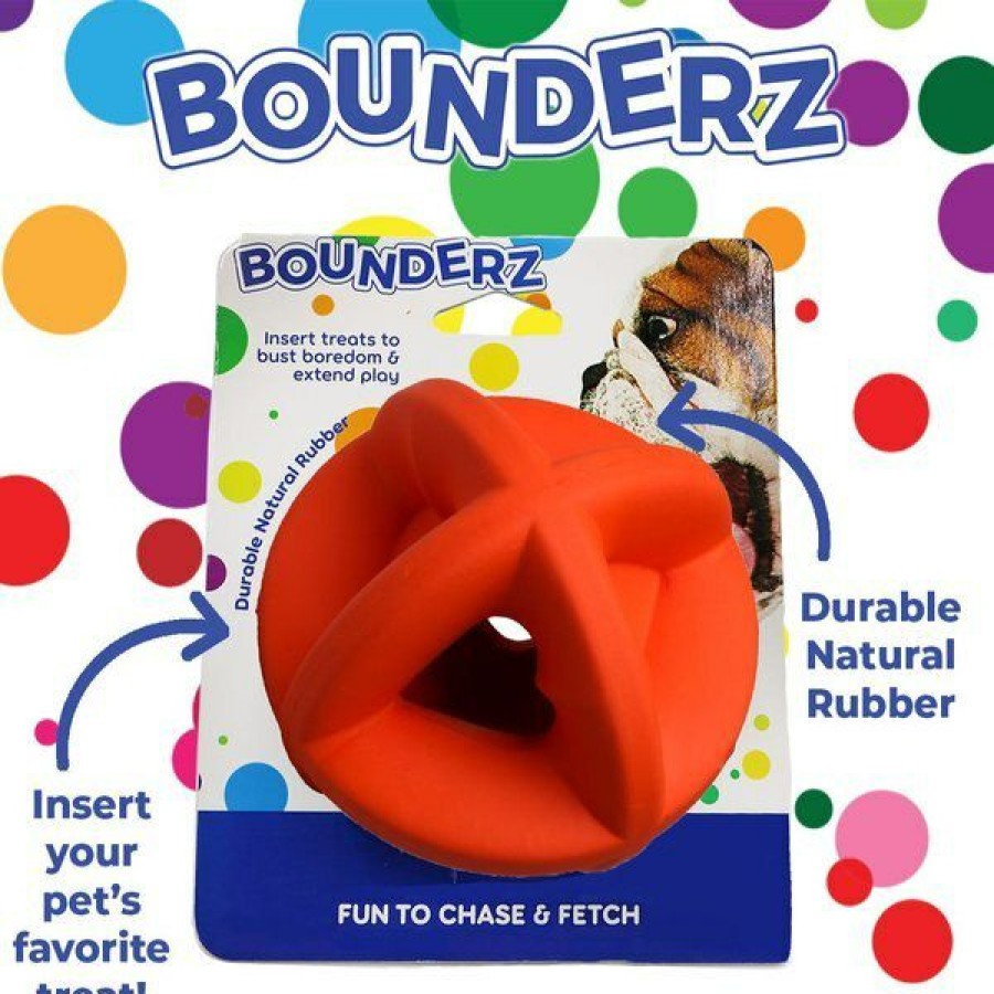 New * Popular Smart Pet Love Bounderz Rubber Ball Dog Toy