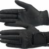 Clearance * Horze Equestrian Best Sale Horze Eleanor Flex Fit Horse Riding Gloves, Black