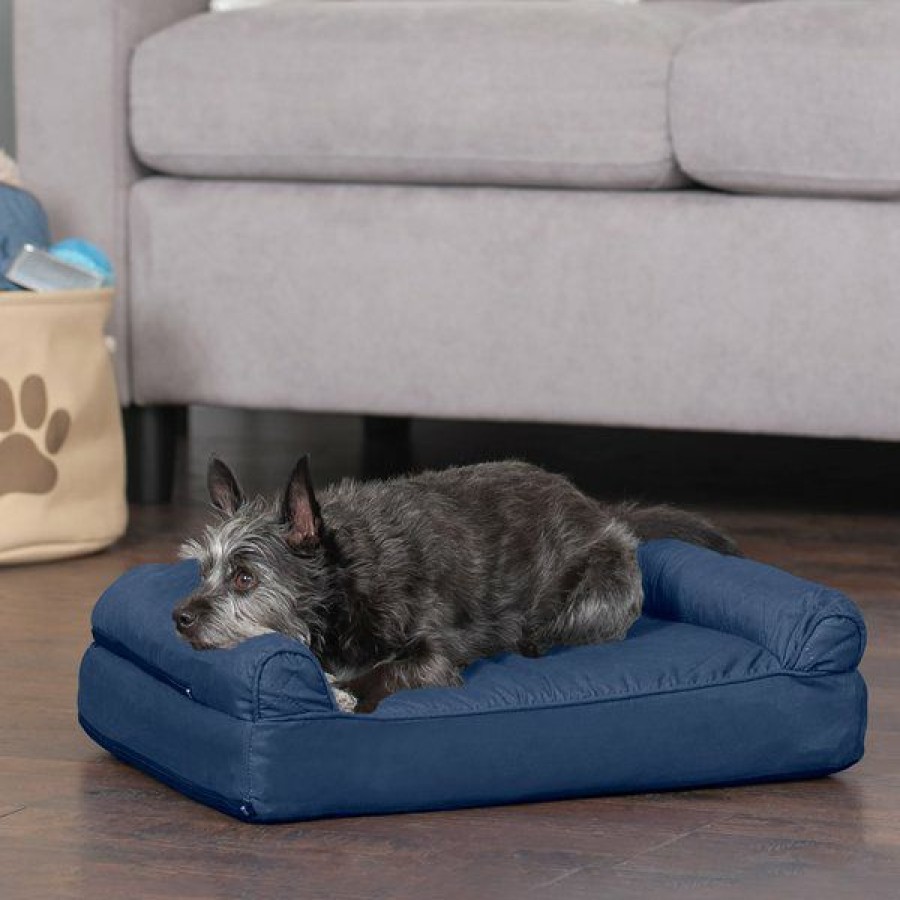 Wholesale * Discount Furhaven Quilted Full Support Orthopedic Sofa Dog & Cat Bed