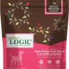 New * Natures Logic 100% Guarantee Nature'S Logic All-Natural Grain-Free Pork Feast Patties Raw Frozen Dog Food