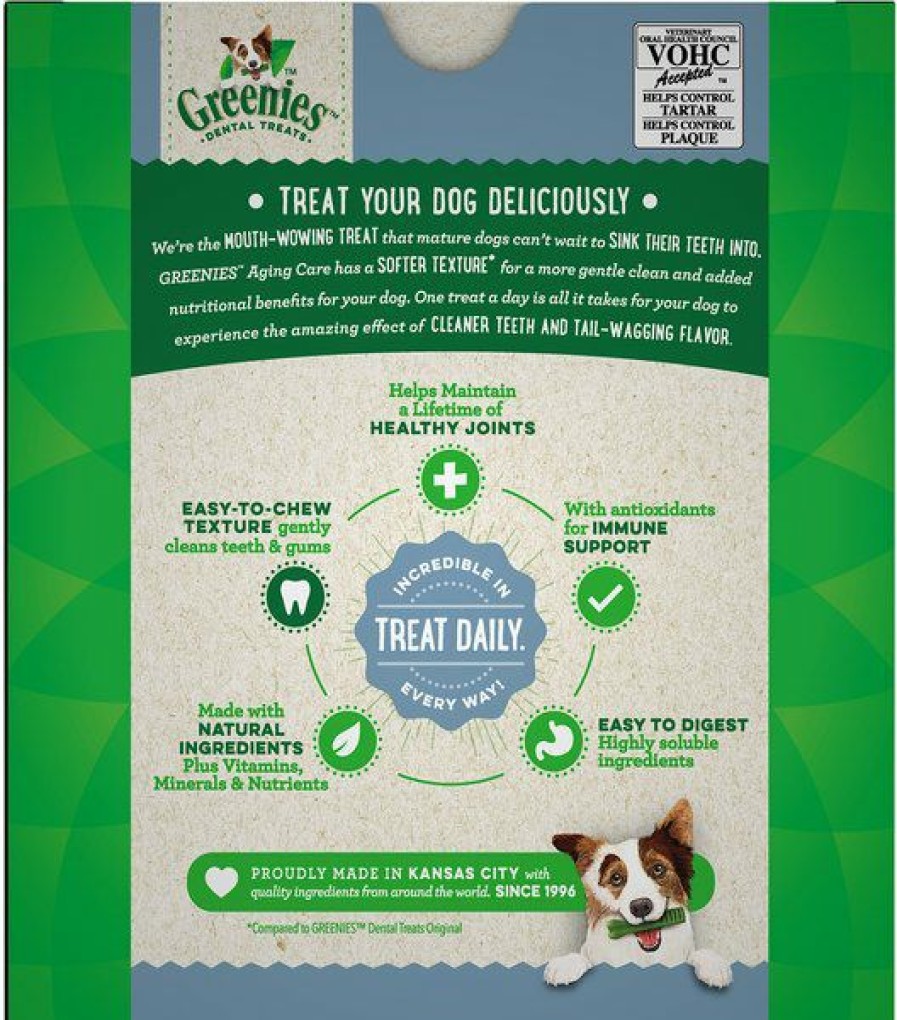 Online * Discount Store Greenies Aging Care Petite Dental Dog Treats, 45 Count