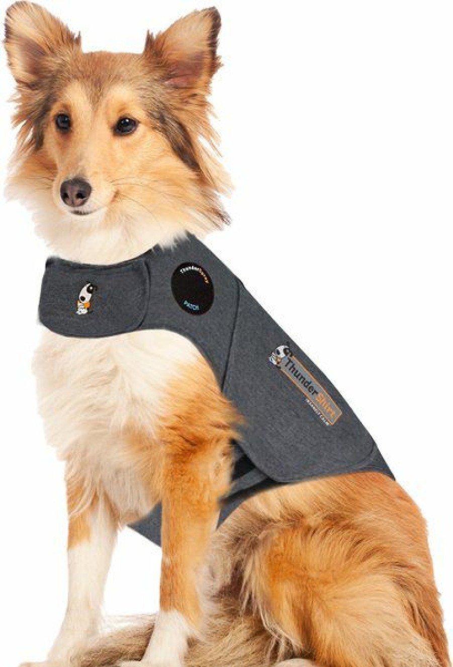 Clearance * Hot Sale Thundershirt Classic Anxiety & Calming Vest For Dogs, Heather Grey