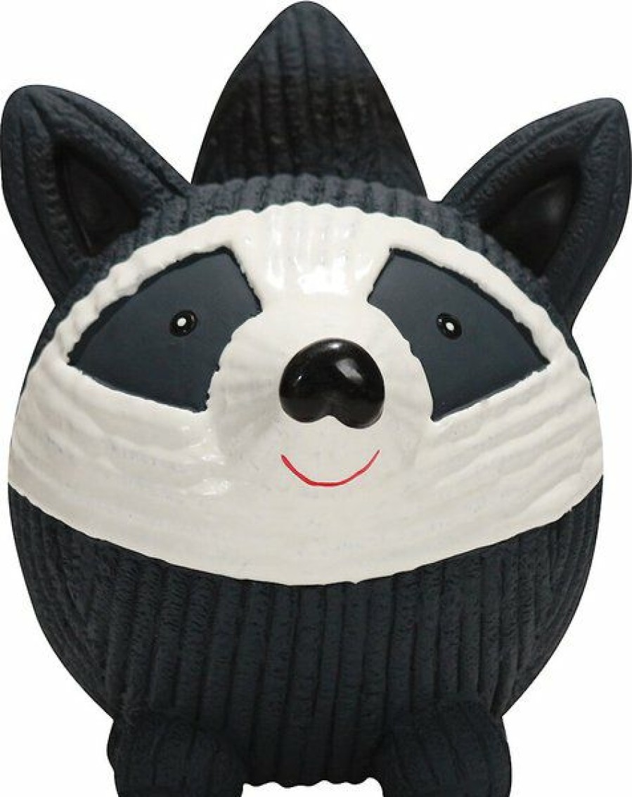 Online * Wholesale Hugglehounds Ruff-Tex Squeaky Dog Toy, Raccoon, Large