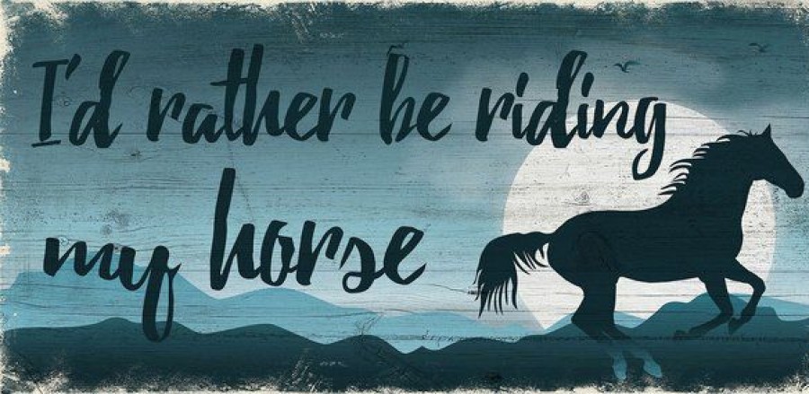 New * Discount Store Fan Creations "Riding My Horse" Wall Decor