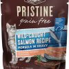 Online * Best Sale Castor & Pollux Pristine Grain-Free Wild-Caught Salmon Recipe Morsels In Gravy Cat Food Pouches, 3-Oz, Case Of 24