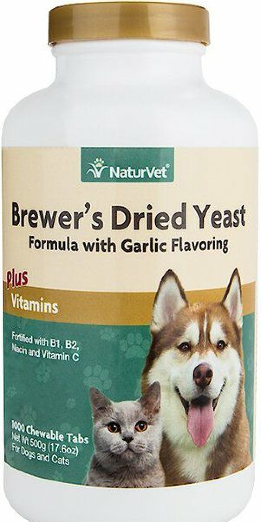 Online * Excellent Naturvet Brewer'S Dried Yeast With Garlic Chewable Tablets Skin & Coat Supplement For Cats & Dogs