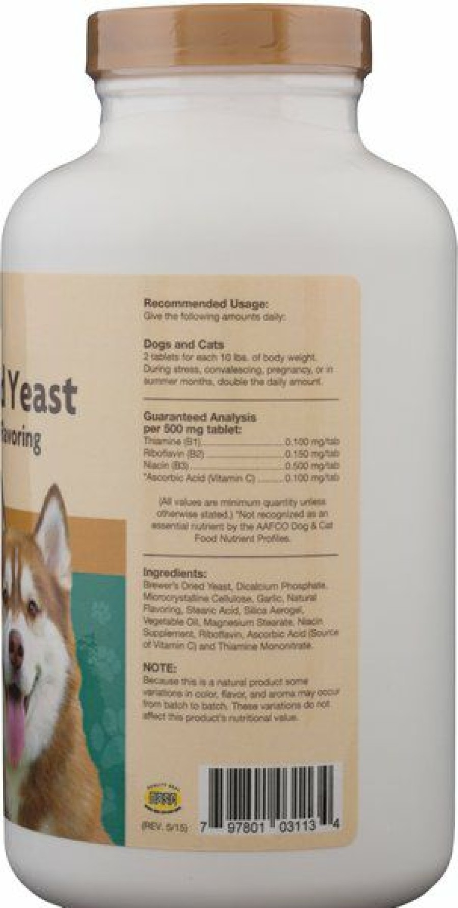 Online * Excellent Naturvet Brewer'S Dried Yeast With Garlic Chewable Tablets Skin & Coat Supplement For Cats & Dogs