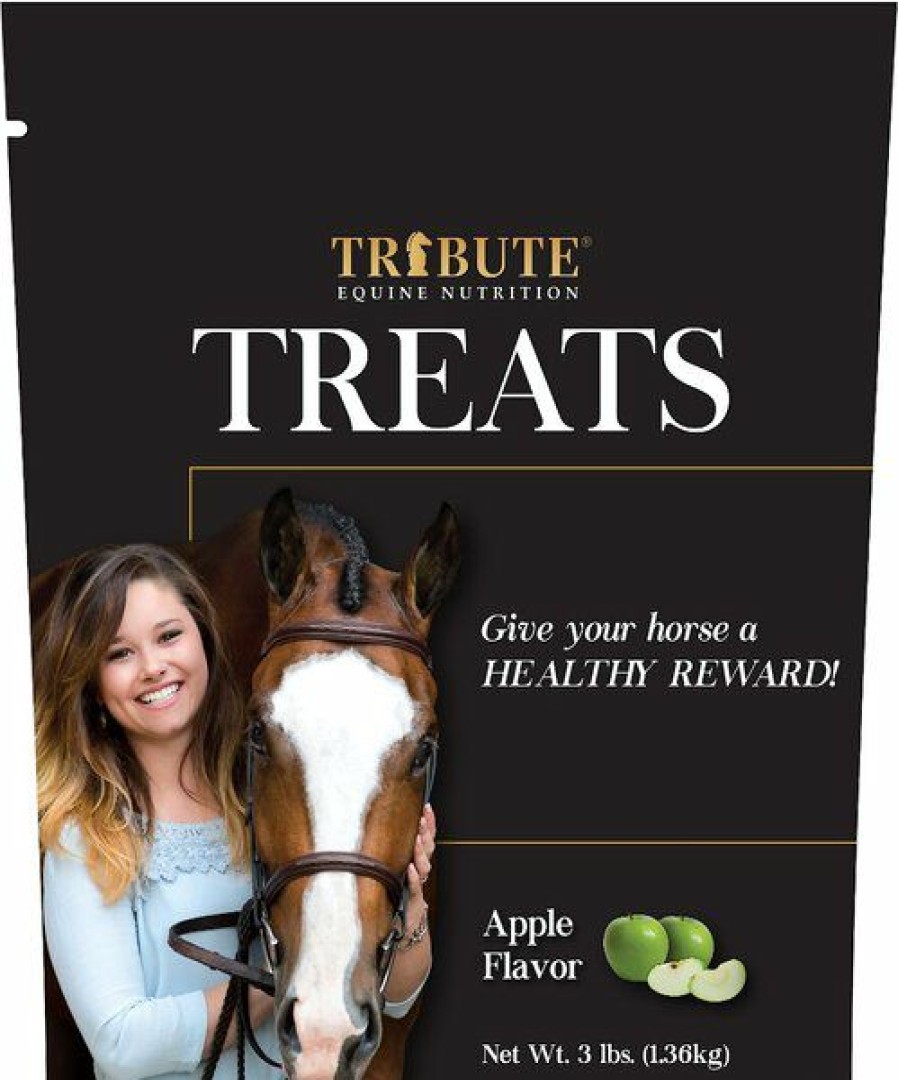 Wholesale * Good Quality Tribute Equine Nutrition Apple Horse Treats, 3-Lb Bag