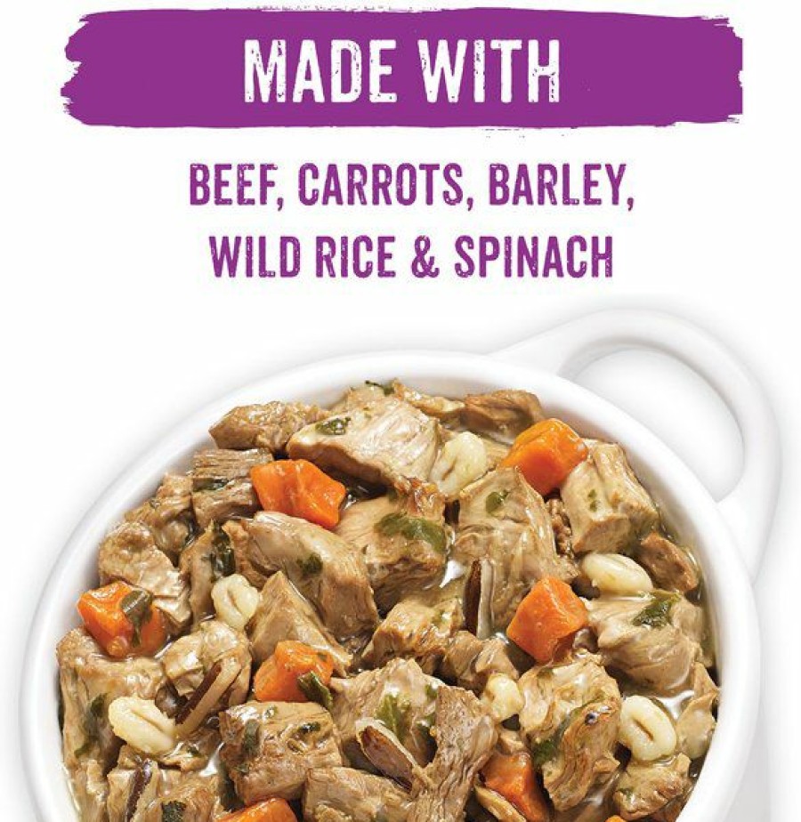 Wholesale * Wholesale Purina Beneful Prepared Meals Simmered Beef Entree With Carrots, Barley, Wild Rice & Spinach Wet Dog Food, 10-Oz, Case Of 8