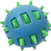 Clearance * Hot Sale Multipet Spike Tpr Ball Dog Toy, Color Varies