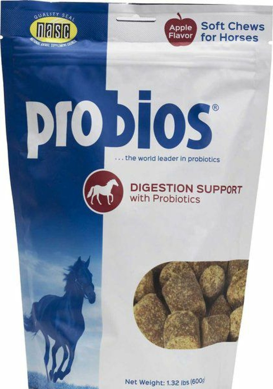 Hot * Discount Store Bundle: Probios Equine Probiotic Apple Flavor Soft Chew Horse Supplement, 60 Count + Equus Magnificus The German Horse Muffin Molasses Horse Treats, 1-Lb Bag