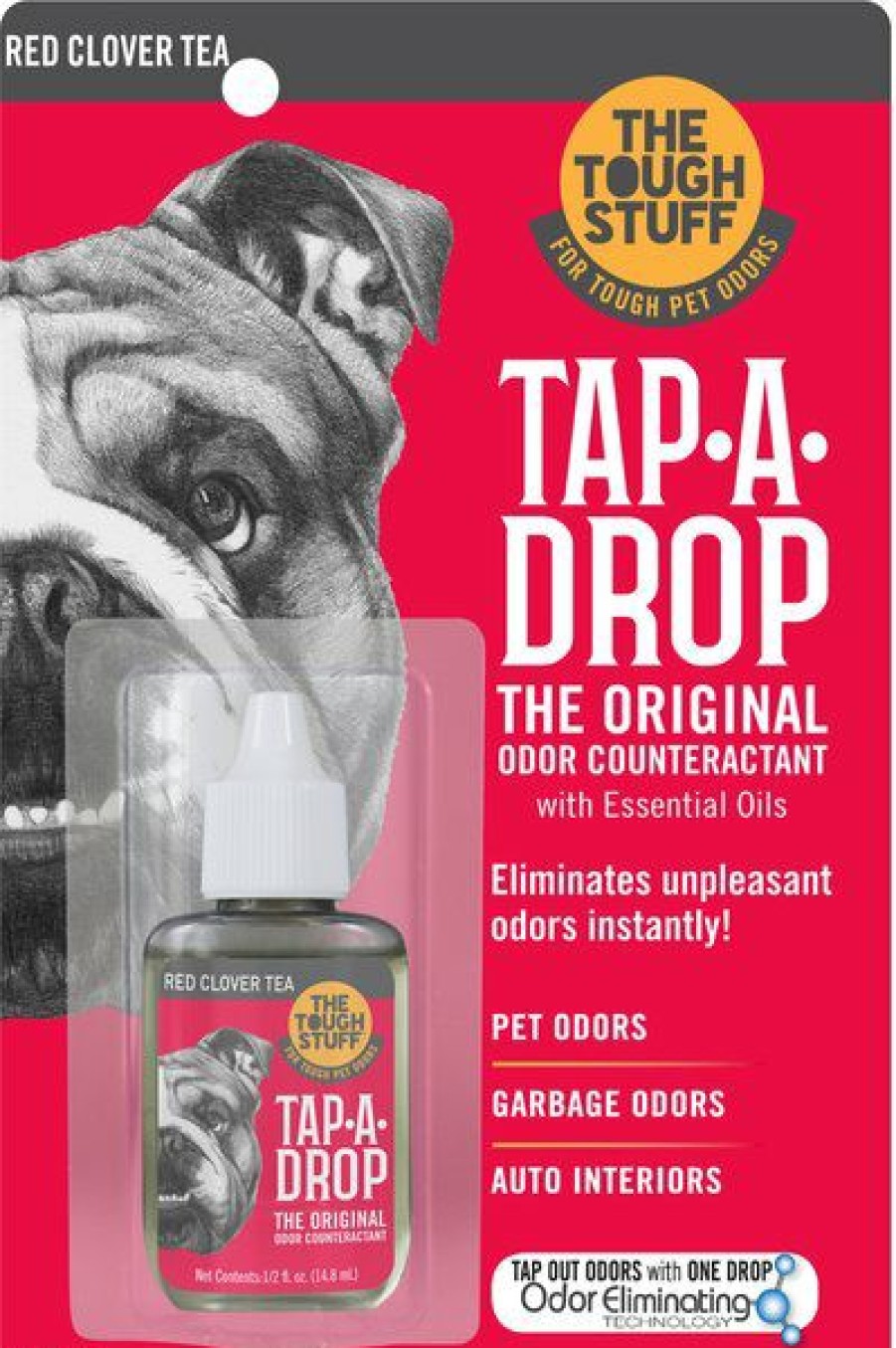 Clearance * Wholesale Tough Stuff Tap-A-Drop Red Clover Tea Air Freshener, 1 Count