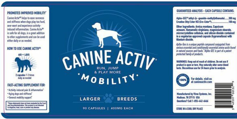 Hot * Low Price Canineactiv Mobility Large Dog Supplement, 90 Count