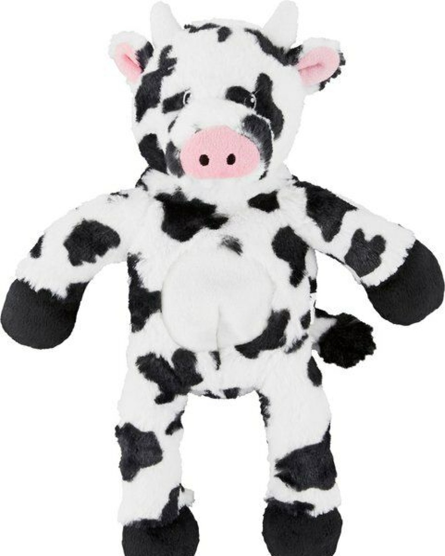 Clearance * Large Choice Frisco Plush With Inside Rope Squeaking Cow Dog Toy