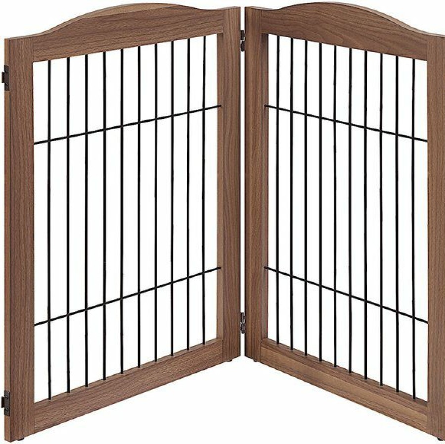 Online * Best Quality Unipaws 2-Panel Dog Gate Extension, Walnut