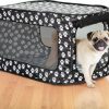 Online * Large Choice Etna Pop-Open Single Door Collapsible Soft-Sided Dog Crate, Black & White, 33 Inch