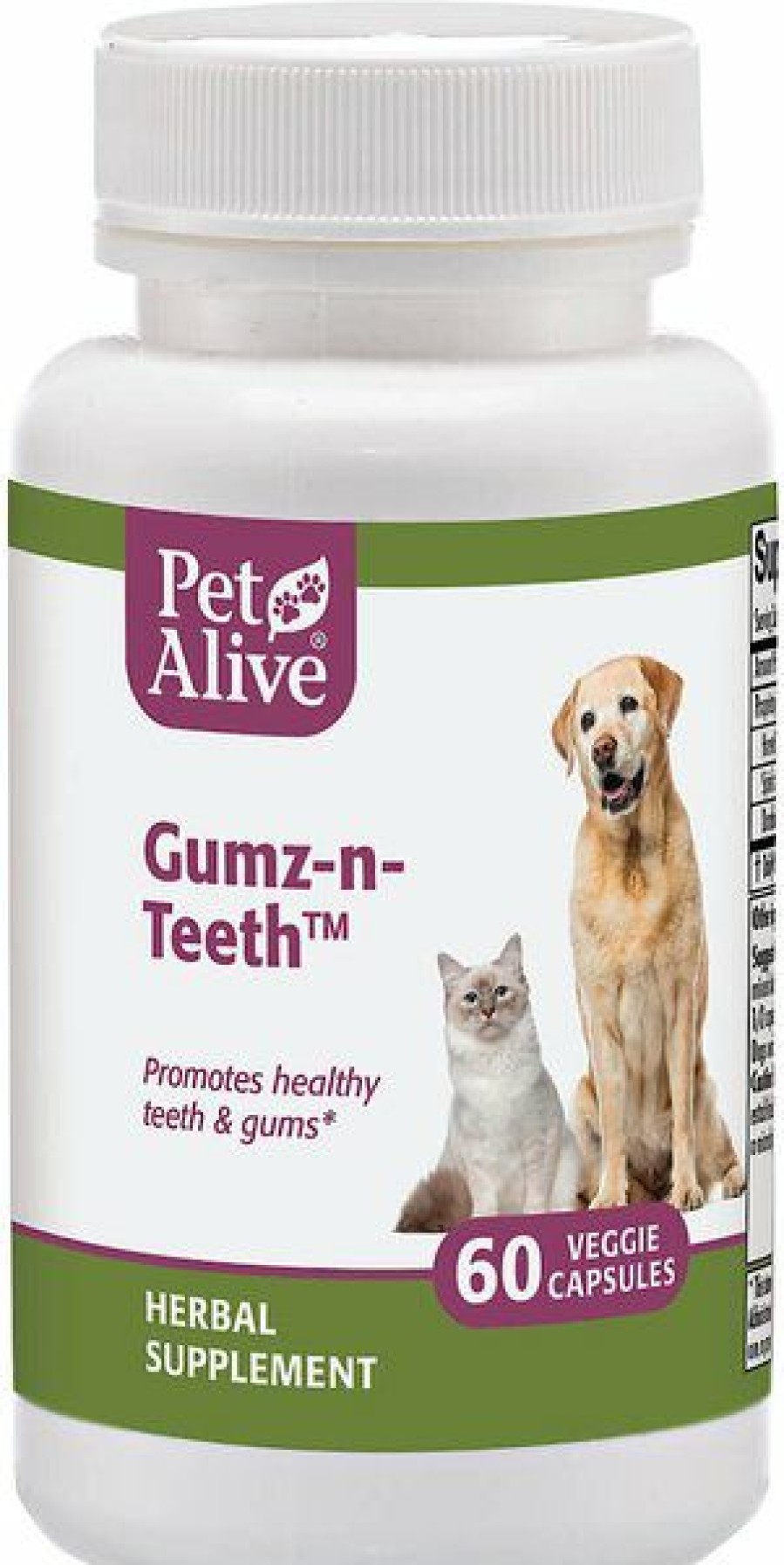 Wholesale * Online Petalive Gumz-N-Teeth Gum & Teeth Health Dog & Cat Supplement, 60 Count