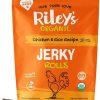 Online * Rileys Organic Hot Sale Riley'S Organic Jerky Rolls Chicken & Rice Recipe Dog Treats, 5-Oz Pouch