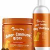 Wholesale * Best Sale Bundle: Zesty Paws Aller-Immune Bites Lamb Flavored Soft Chews Allergy & Immune Supplement For Dogs, 90 Count + Zesty Paws Itch Soother Dog Shampoo With Oatmeal & Aloe Vera, For Skin Moisture &Shiny Coats, Vanilla Bean Scent