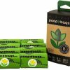 Clearance * Discount Store The Original Poop Bags Countdown Usda Certified Biobased Rolls, Green, Large, 120 Count