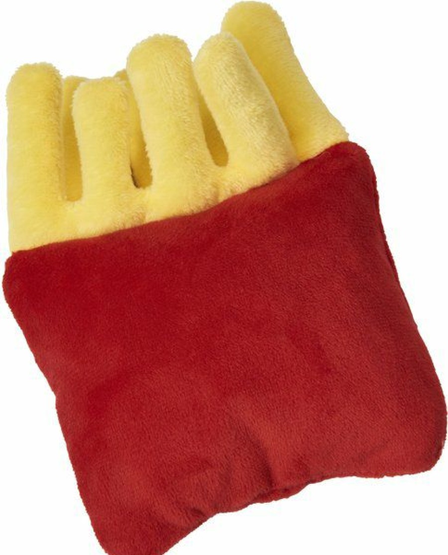 New * Excellent Cosmo Furbabies French Fries Plush Dog Toy, Red & Yellow, 5-In