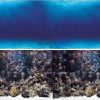 New * Hot Sale Vepotek Double-Sided Fish Aquarium Background, Deep Seabed & Coral Rock