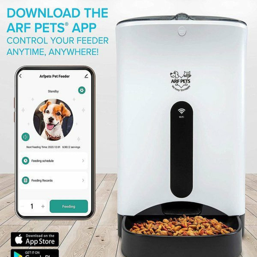 Hot * 100% Guarantee Arf Pets Automatic Smart Feeder Dog & Cat Food Dispenser