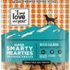 Clearance * Good Quality I And Love And You Super Smarty Hearties Grain-Free Salmon Dog Treats, 5-Oz Bag