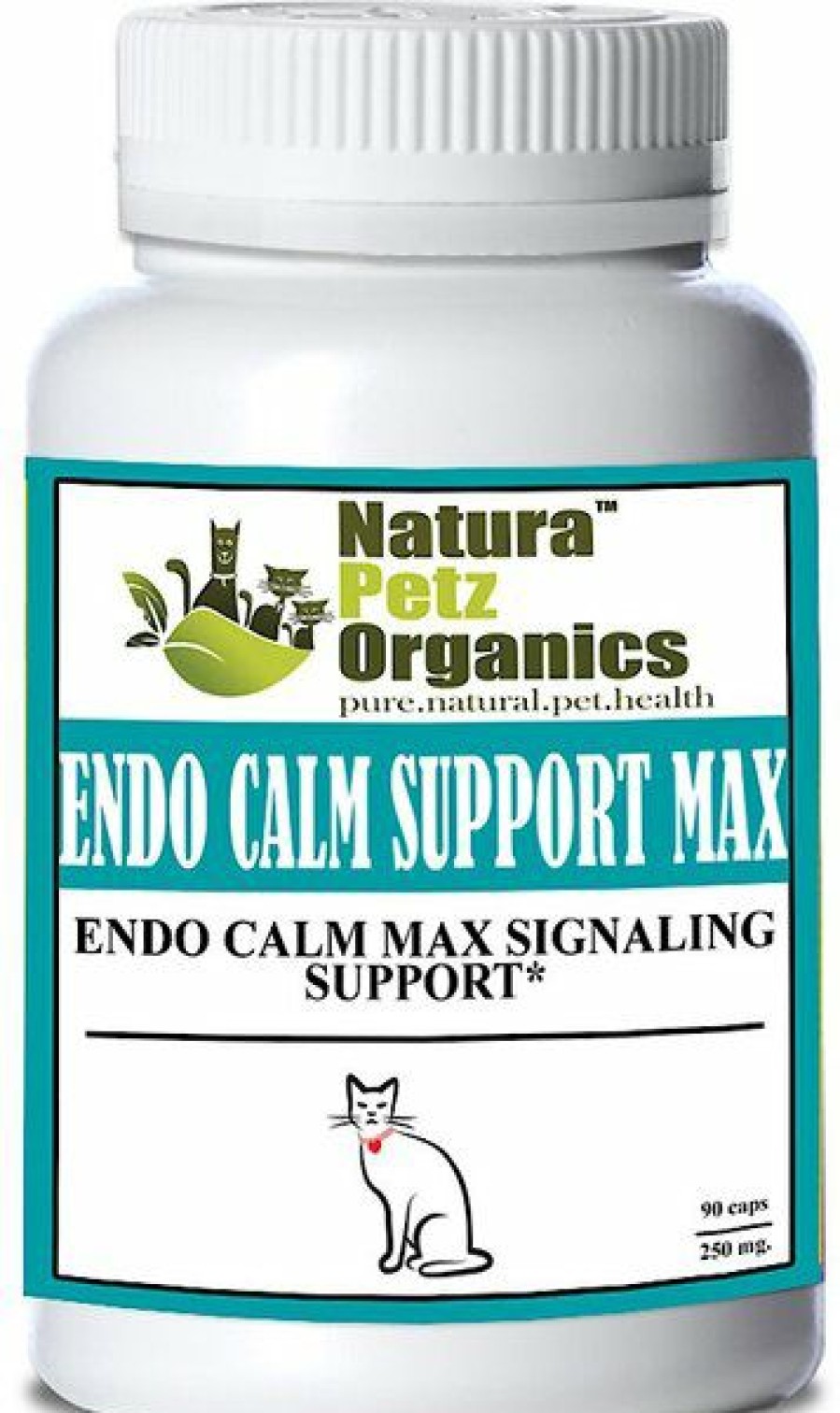 Online * Cheaper Natura Petz Organics Endo Calm Support Max* Endo Calm Max Signaling Support* Cat Supplement, 90 Count