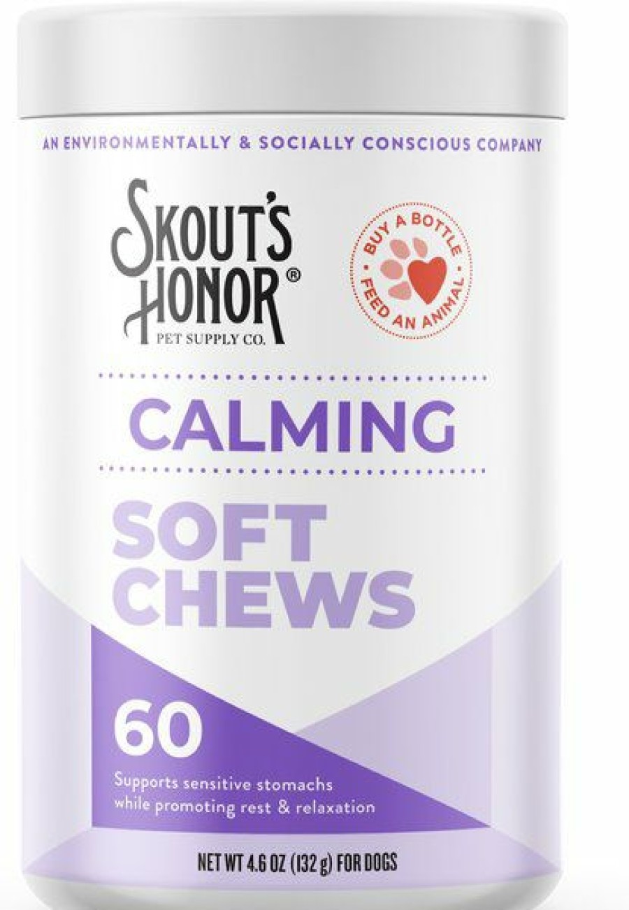 Clearance * Skouts Honor Discount Store Skout'S Honor Calming Soft Chew Dog Supplements, 60 Count