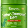 Best * Discount Store Zesty Paws Hemp Elements Aller-Immune Bites Cheese Flavored Soft Chews Allergy & Immune Supplement For Dogs, 90 Count