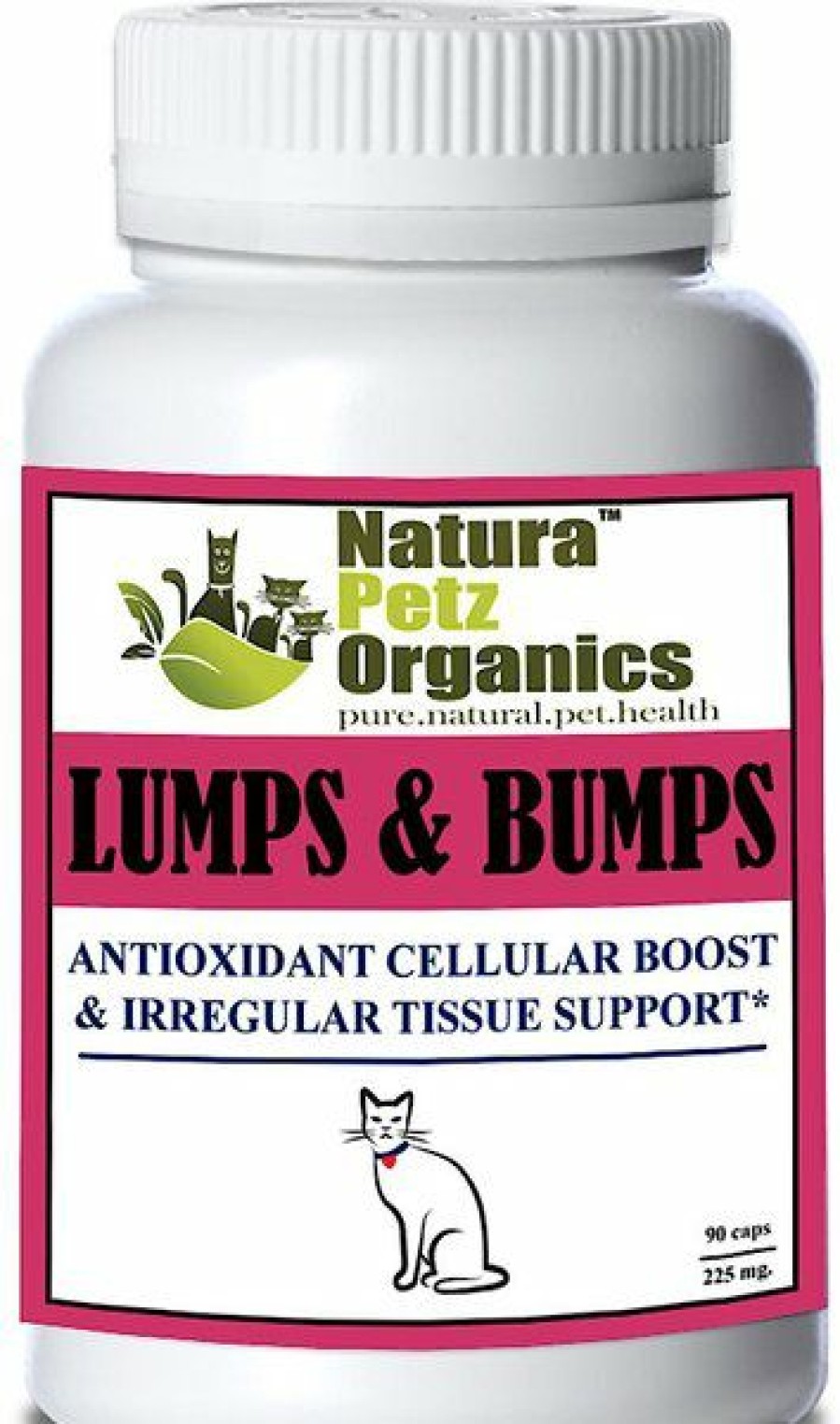 Hot * Large Choice Natura Petz Organics Lumps & Bumps Capsules Cat Supplement, 90 Count