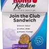 Online * Good Quality Kong Kitchen Join The Club Sandwich Grain-Free Bacon, Turkey & Cheese Chewy Dog Treats, 7-Oz Box