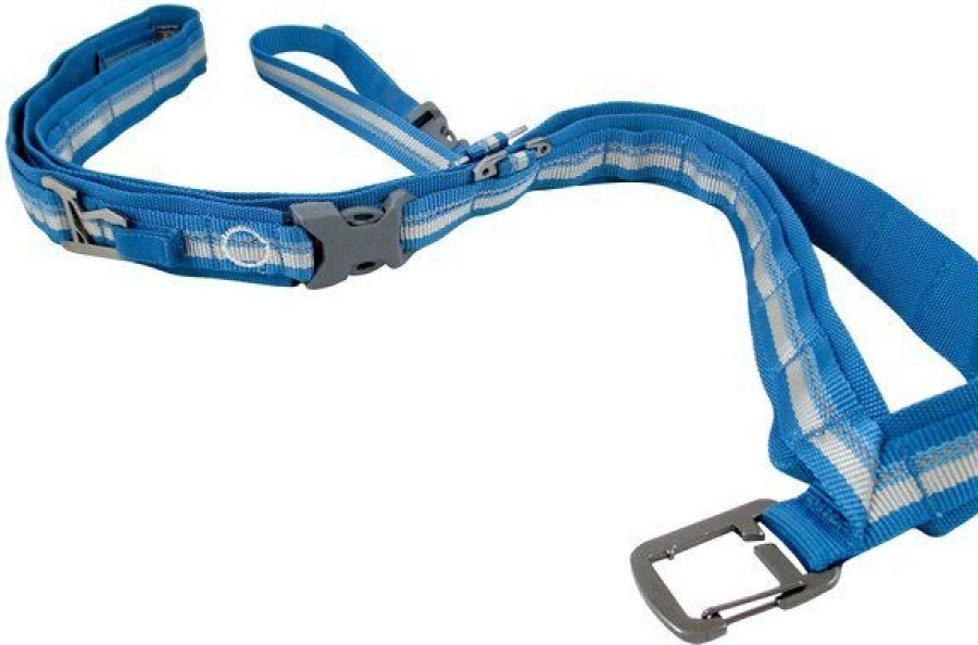 Clearance * Large Choice Kurgo Rsg Dog Sling Thing Dog Leash Attachment, Blue/Gray, 6.5-Ft Long, 1-In Wide